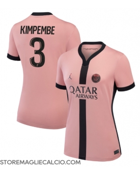 Paris Saint-Germain Presnel Kimpembe #3 Maglia Gara Terza Repliche 2024-25 Donna